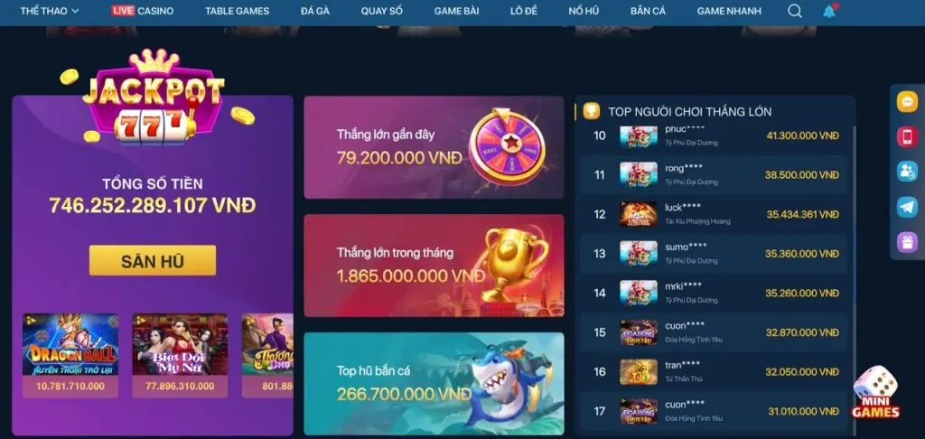 Giao diện game bắn cá MCW67