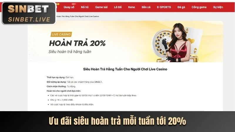 Thưởng chào mừng bắn cá